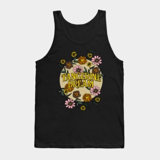 Tangerine Dream Name Personalized Flower Retro Floral 80s 90s Name Style Tank Top